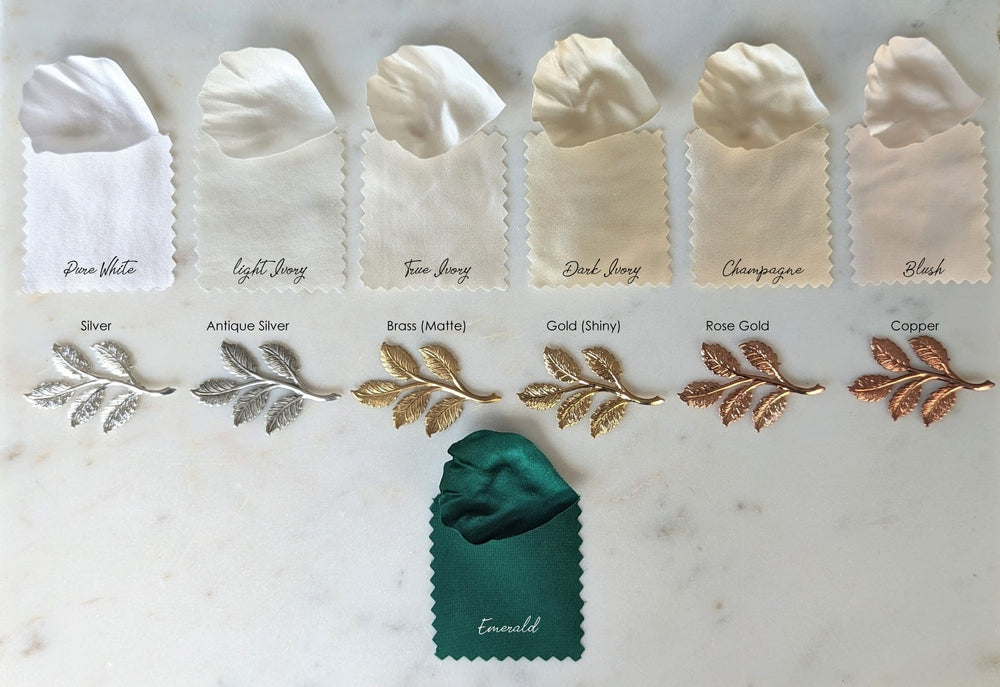 FLOR Silk Flower Hair Comb