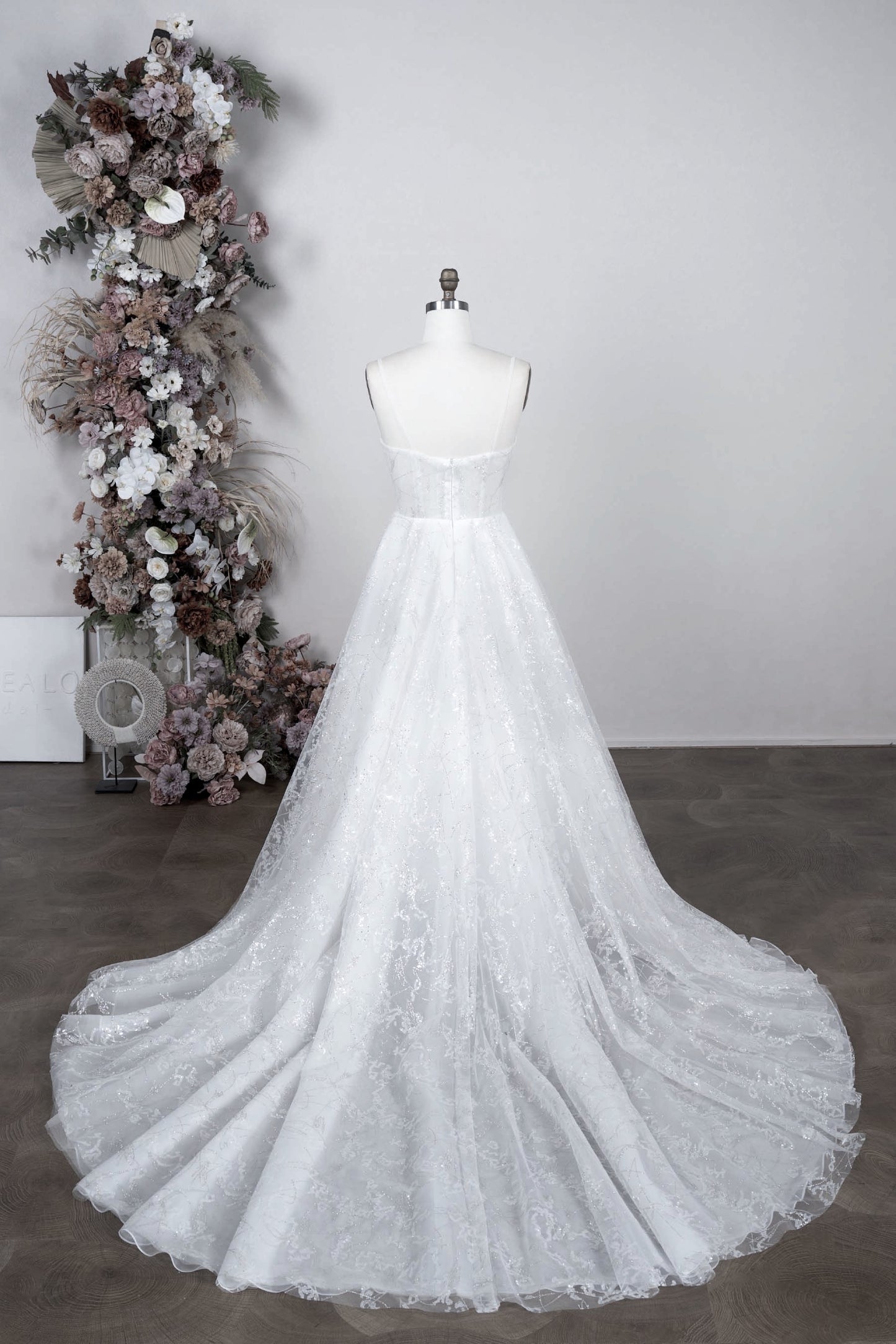 Cyrilla | Magical Glitter Tulle A-Line Wedding Dress Reign Bridal Cyrilla | Magical Glitter Tulle A-Line Wedding Dress Reign Bridal