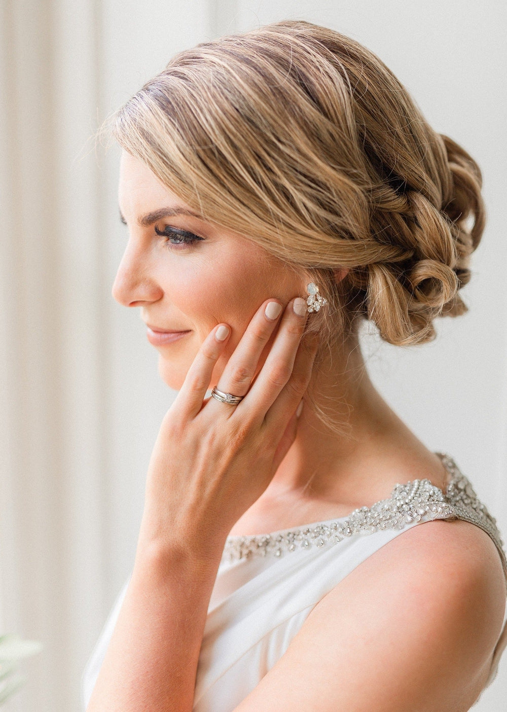 TILDA Crystal Bridal Stud Earrings