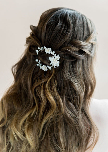 EMERSON Round Floral Vine Hair Pin