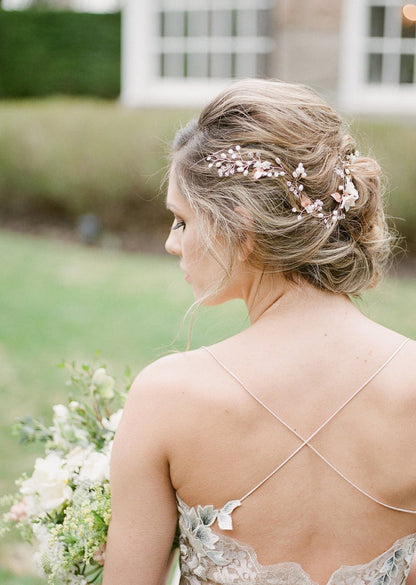 ETTA Pearl & Crystal Bridal Hair Vine