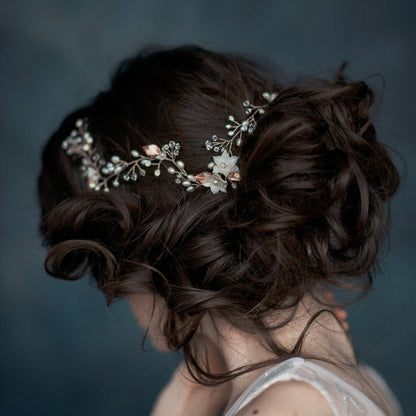 ETTA Pearl & Crystal Bridal Hair Vine