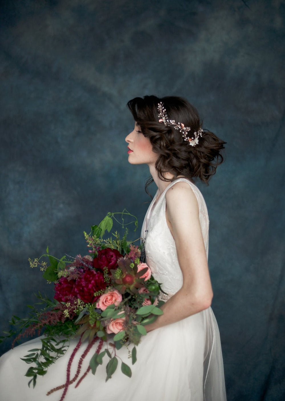 ETTA Pearl & Crystal Bridal Hair Vine