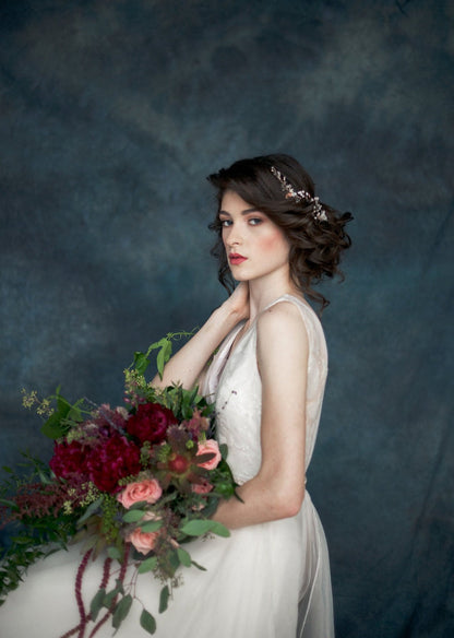 ETTA Pearl & Crystal Bridal Hair Vine