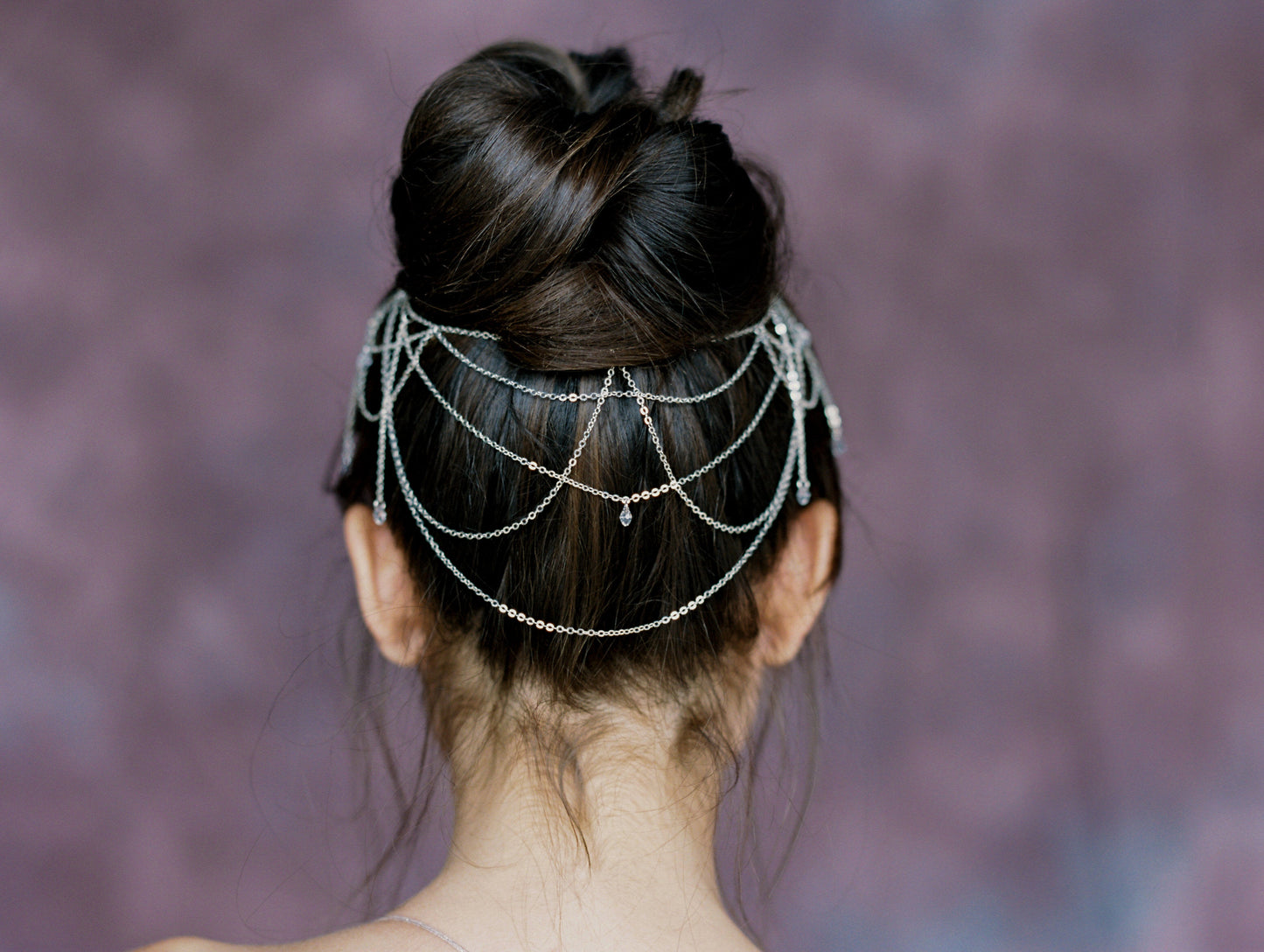 ALICIA Crystal Bridal Hair Chain