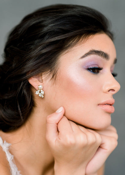 TILDA Crystal Bridal Stud Earrings