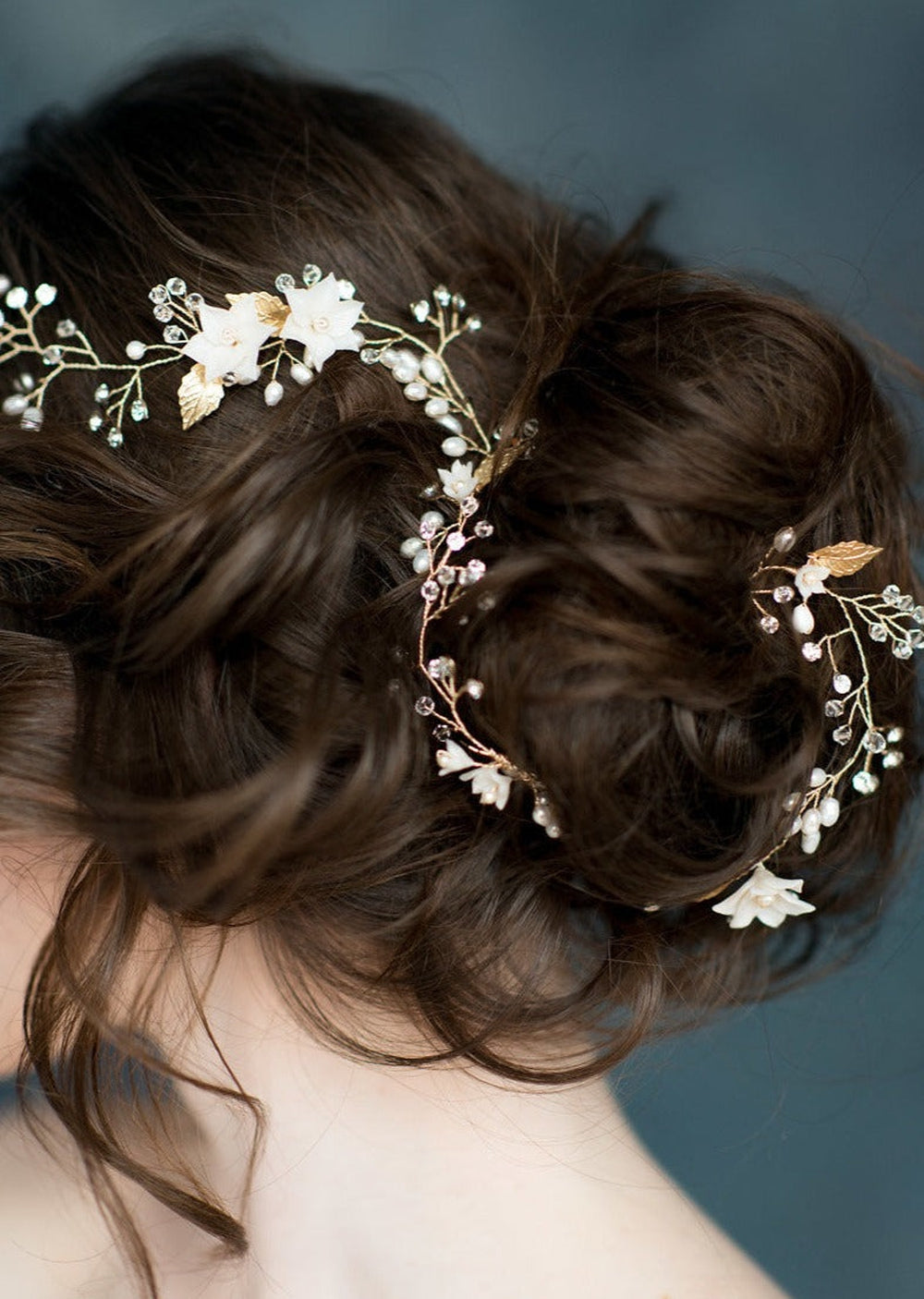 PANDORA Crystal & Pearl Bridal Hair Vine