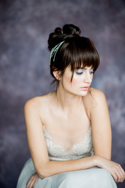 ALICIA Crystal Bridal Hair Chain