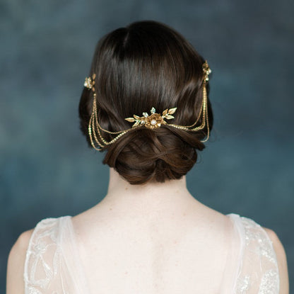 ELSIE Flower Hair Chain