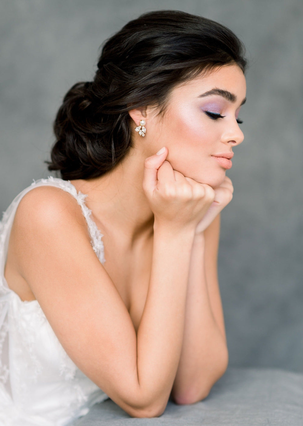 TILDA Crystal Bridal Stud Earrings