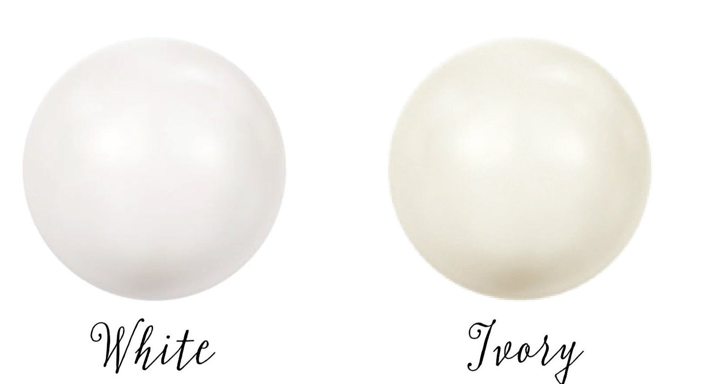 EVONNE Pearl Bridal Back Necklace