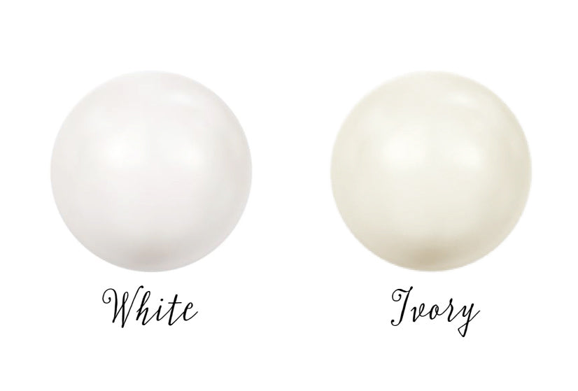 SADIE Teardrop Crystal & Pearl Back Chain Necklace