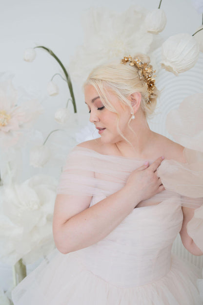 DIANE Pearl Drop Baroque Style Earrings