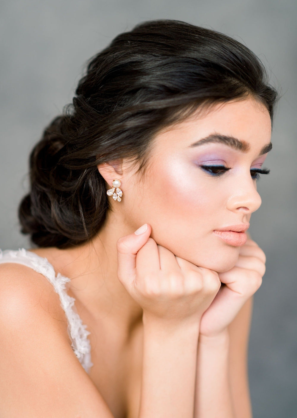 TILDA Crystal Bridal Stud Earrings