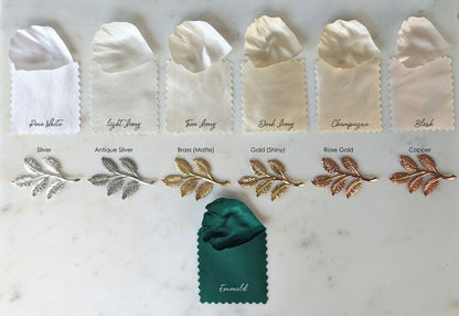 FLOR Silk Flower Hair Comb