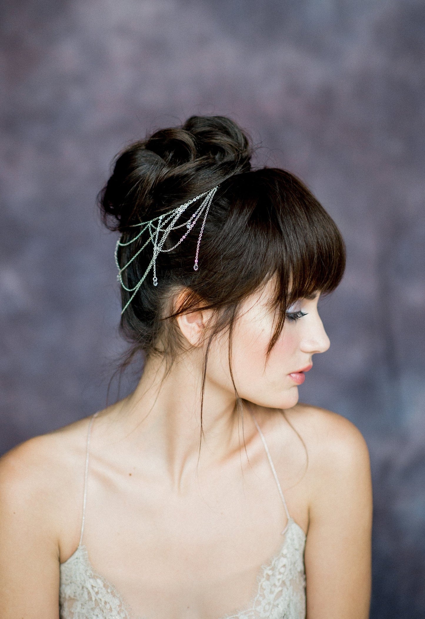 ALICIA Crystal Bridal Hair Chain