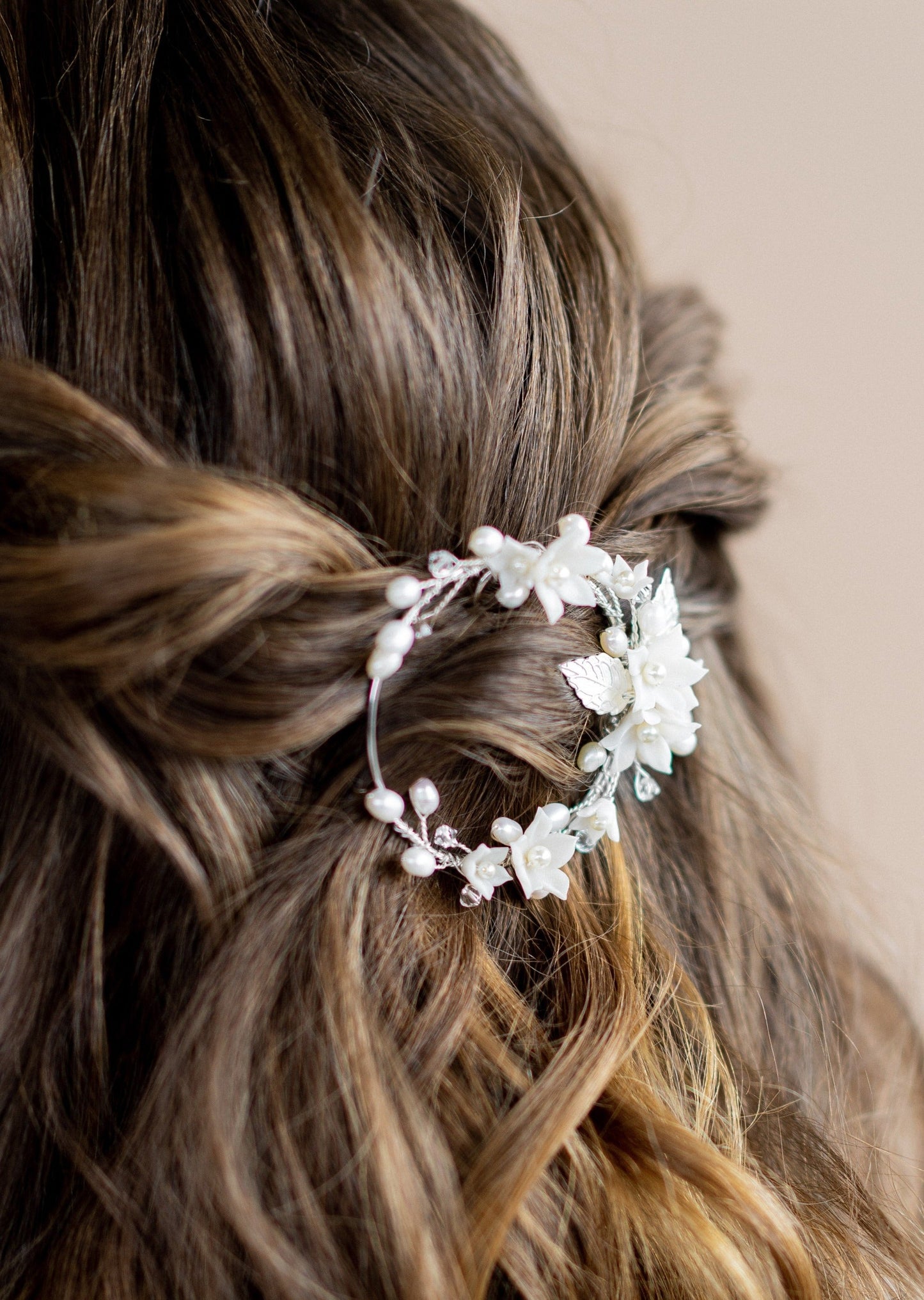 EMERSON Round Floral Vine Hair Pin