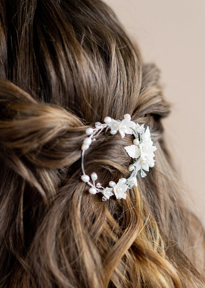 EMERSON Round Floral Vine Hair Pin