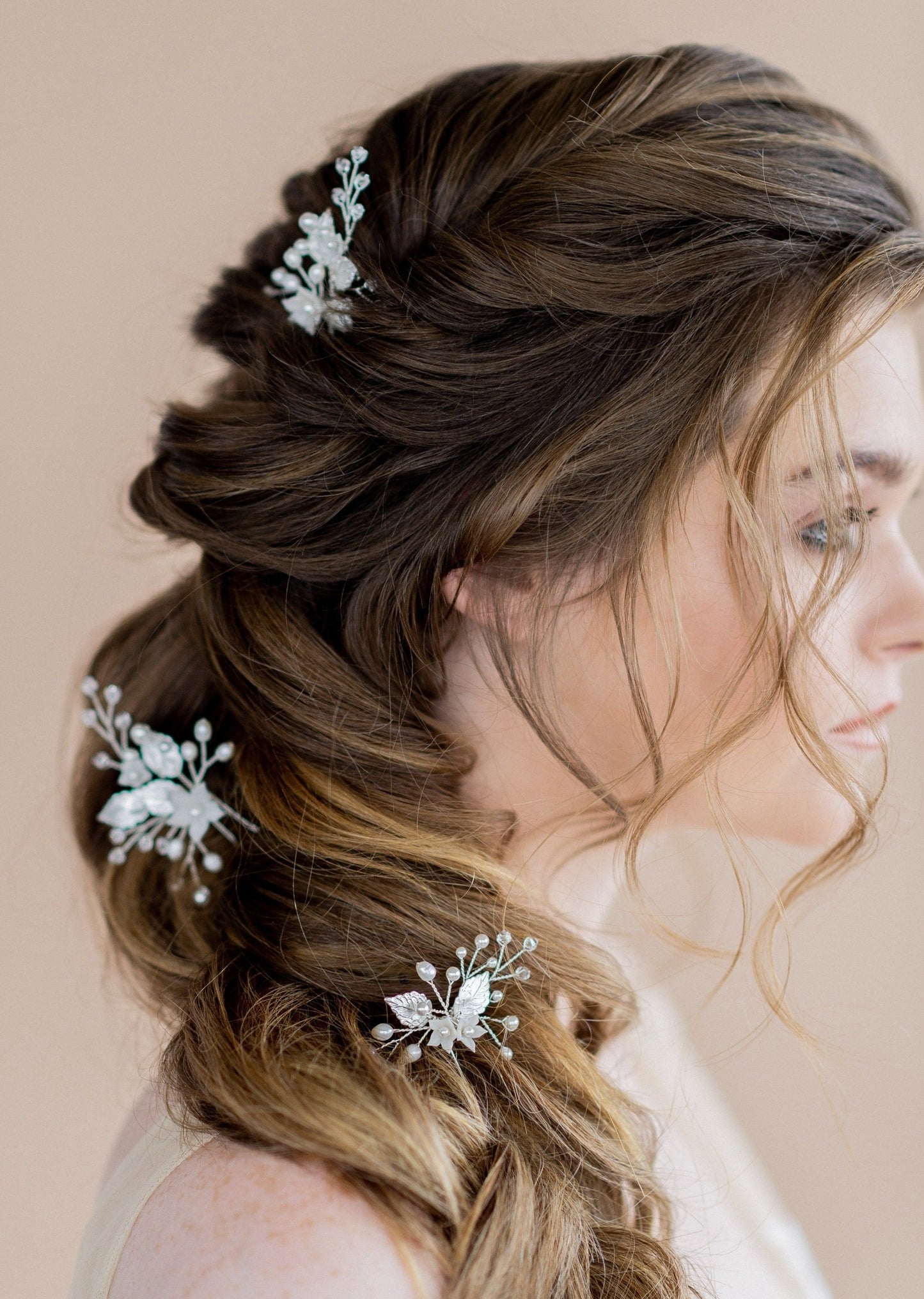 CAMERON Floral Bridal Hair Pins