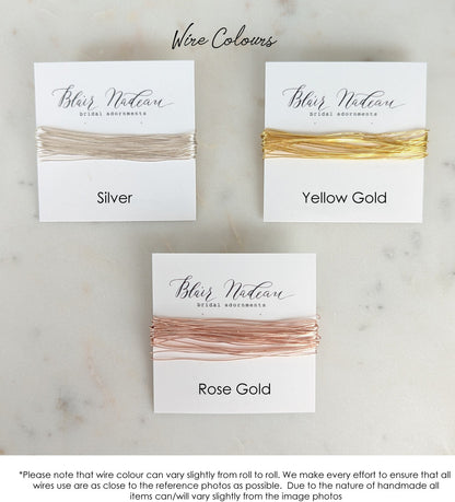 CAMERON Floral Bridal Hair Pins